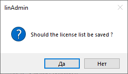 Dialog notification Linear Installation