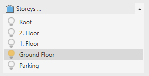 Project tab storeys Linear Revit