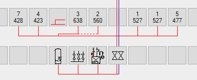 Схема Проектирование схемы отопления LINEAR AutoCAD Генератор схем